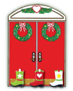 WA405 + WA210 (3): Christmas Double Doors + (3) Cowboy Boots