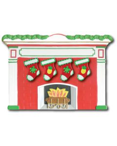 WA406 + WA301 (4): Fireplace + (4) Stockings