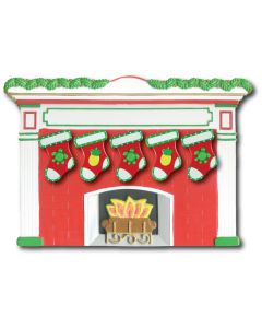 WA406 + WA301 (5): Fireplace + (5) Stockings