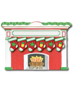 WA406 + WA301 (6): Fireplace + (6) Stockings