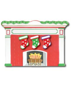 WA406 + WA301P (3): Fireplace + (3) Pet Stockings